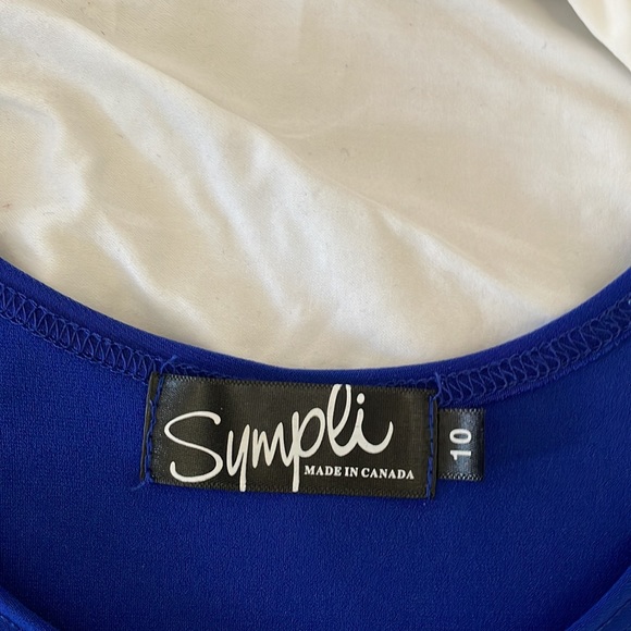 Sympli sleeveless tunic - Royal blue - Picture 6 of 7